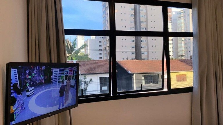 Suíte espaçosa na * Vila Olímpia * Localização 10 - A62