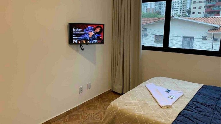 Suíte espaçosa na * Vila Olímpia * Localização 10 - A62