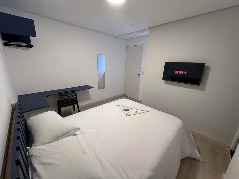 Suíte espaçosa na Vila Olímpia - A17
