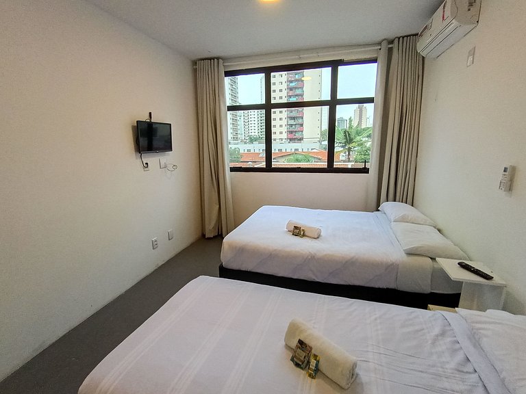 Suíte grande e bem localizada! Vila Olímpia - A67