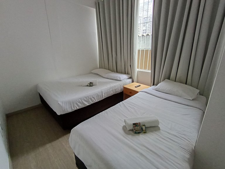 Suíte bem iluminada no coração da vila olímpia - A63