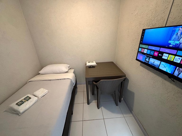 Quarto compacto na Vila Olímpia - A63